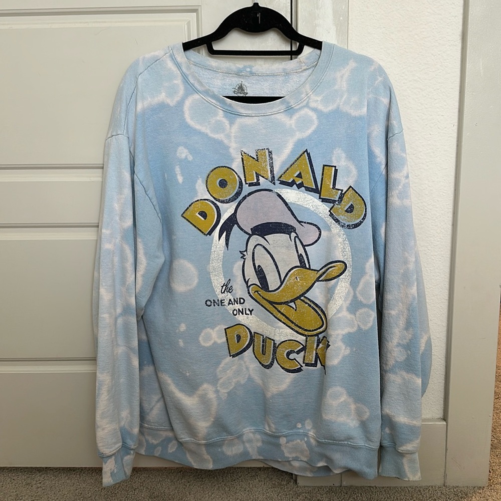Disney Donald Duck Tie Dye Sweatshirt